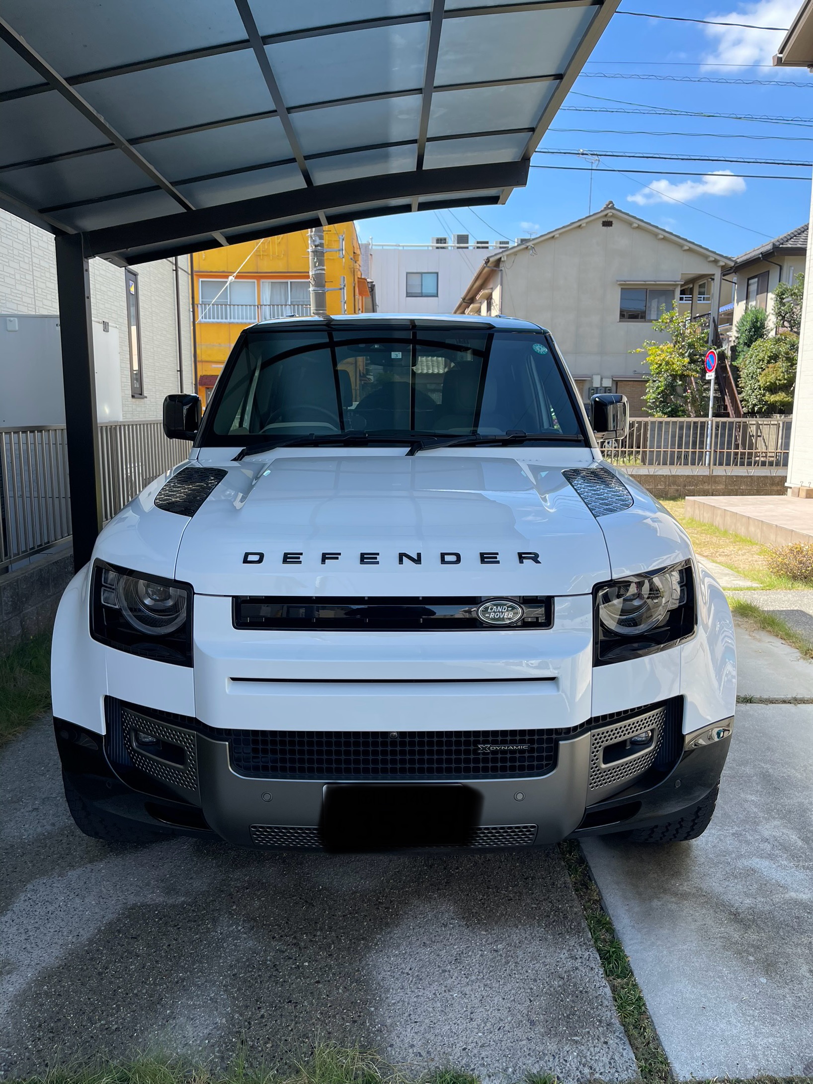 岡山市 ランドローバー ディフェンダー 手洗い洗車